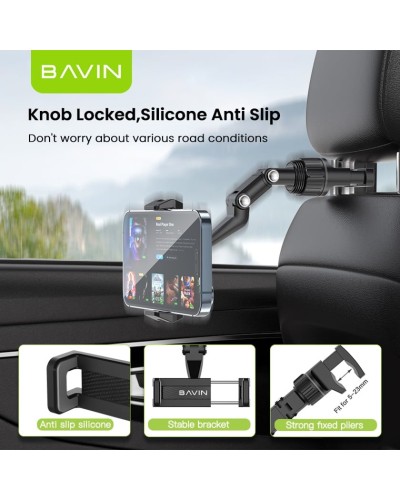 Avtomobil üçün telefon tutacağı Bavin PS55 Black