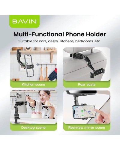 Avtomobil üçün telefon tutacağı Bavin PS55 Black