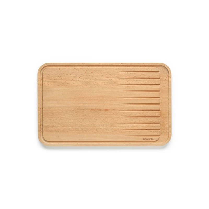 Разделочная доска Brabantia Profile , 40x25 см, дерево, бежевая, для мяса Разделочная доска Brabantia Profile , 40x25 см, дерево, бежевая, для мяса
