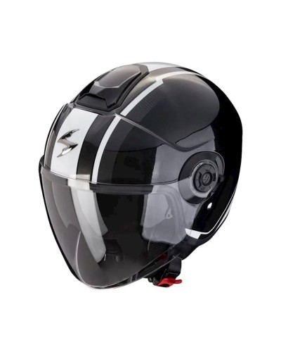 Motosikl dəbilqəsi Scorpion EXO-CITY II VEL Metal Black/White, ölçü XS