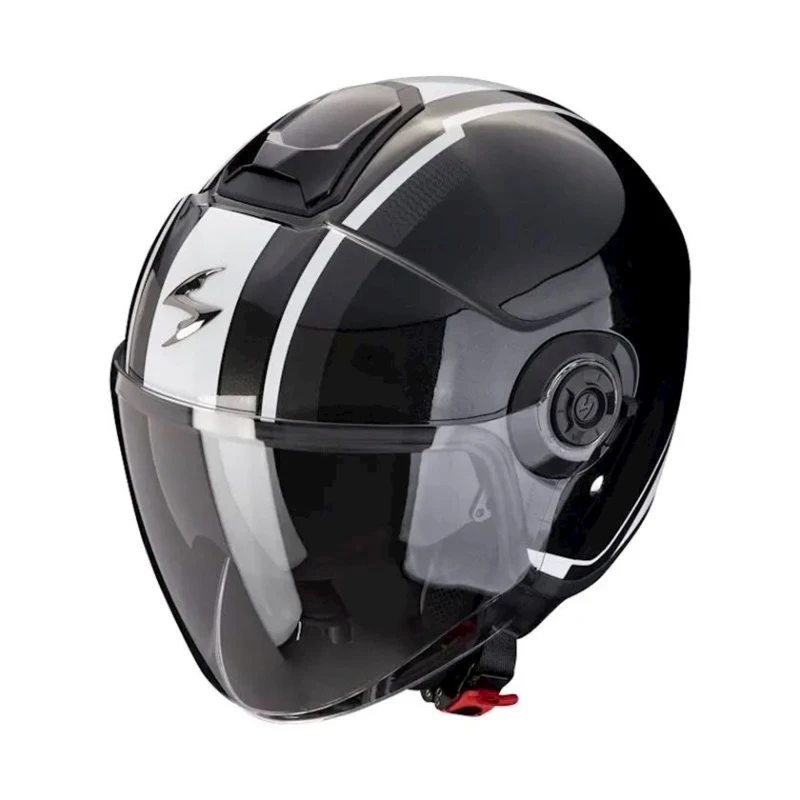 Motosikl dəbilqəsi Scorpion EXO-CITY II VEL Metal Black/White, ölçü XS