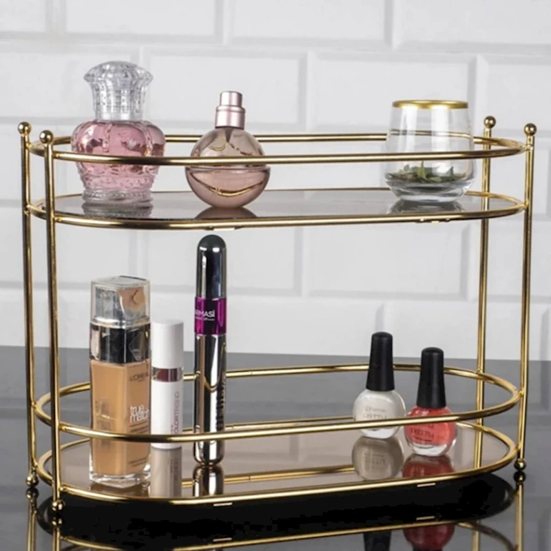 Органайзер для косметики NH-ZE445, двухъярусный, 32x23x16 см