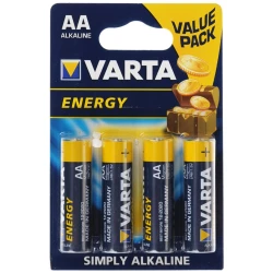 Батарейка Varta Energy LR6 AA, 1.5 V, 4 шт