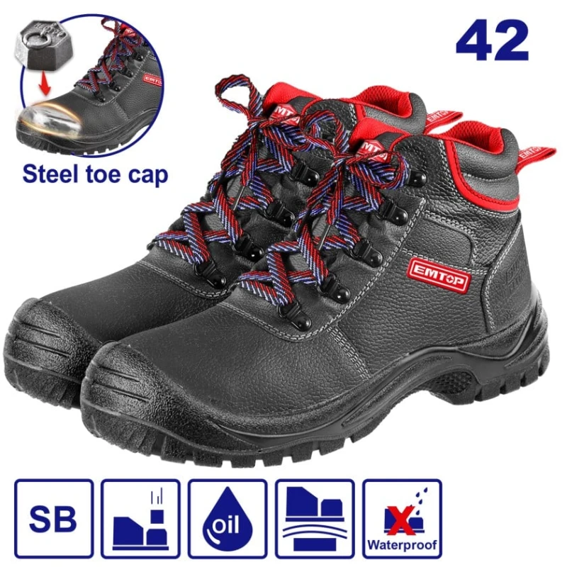 Защитные ботинки мужские Emtop ESBS41SB42, размер 42 Защитные ботинки мужские Emtop ESBS41SB42, размер 42
