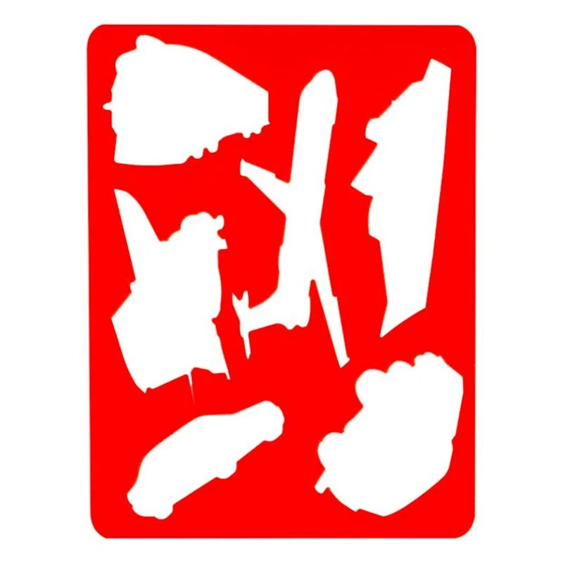 Трафарет Цветик, Транспорт, 15,5х20