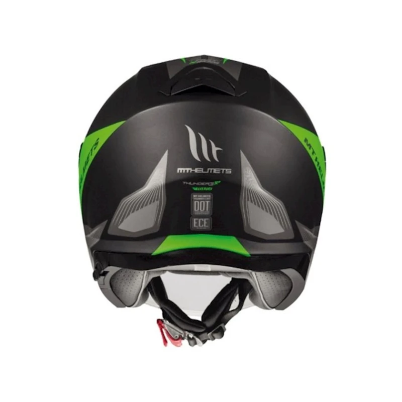 Мотошлем MT Helmets Thunder 3 SV Jet Wing C5 Matt Fluor Green, размер M