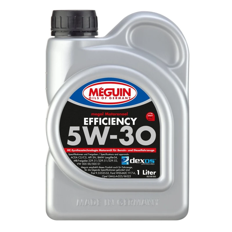 Моторное масло Meguin Efficiency 5W-30, 1 л
