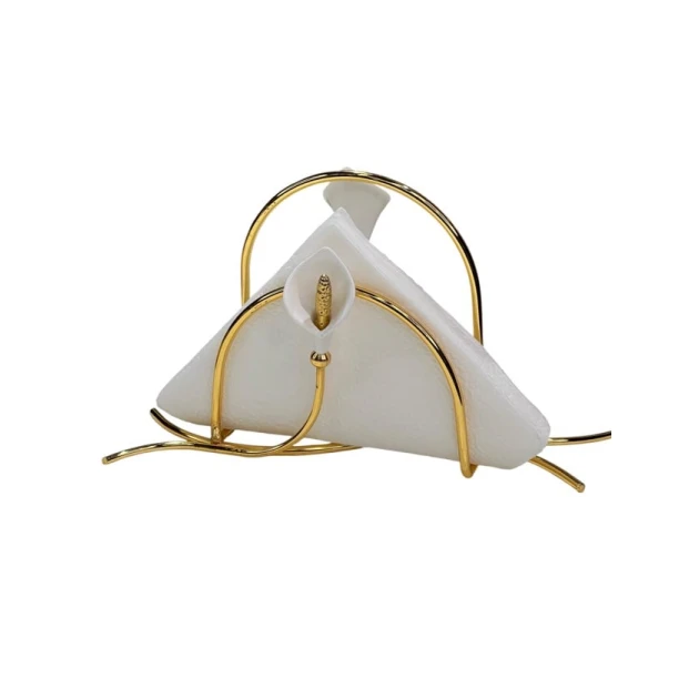 Салфетница smil_1476, золотистая