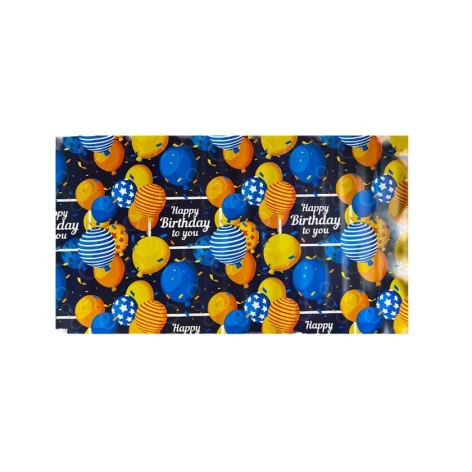 Hədiyyə kağızı Happy Birthday, 50x70 sm