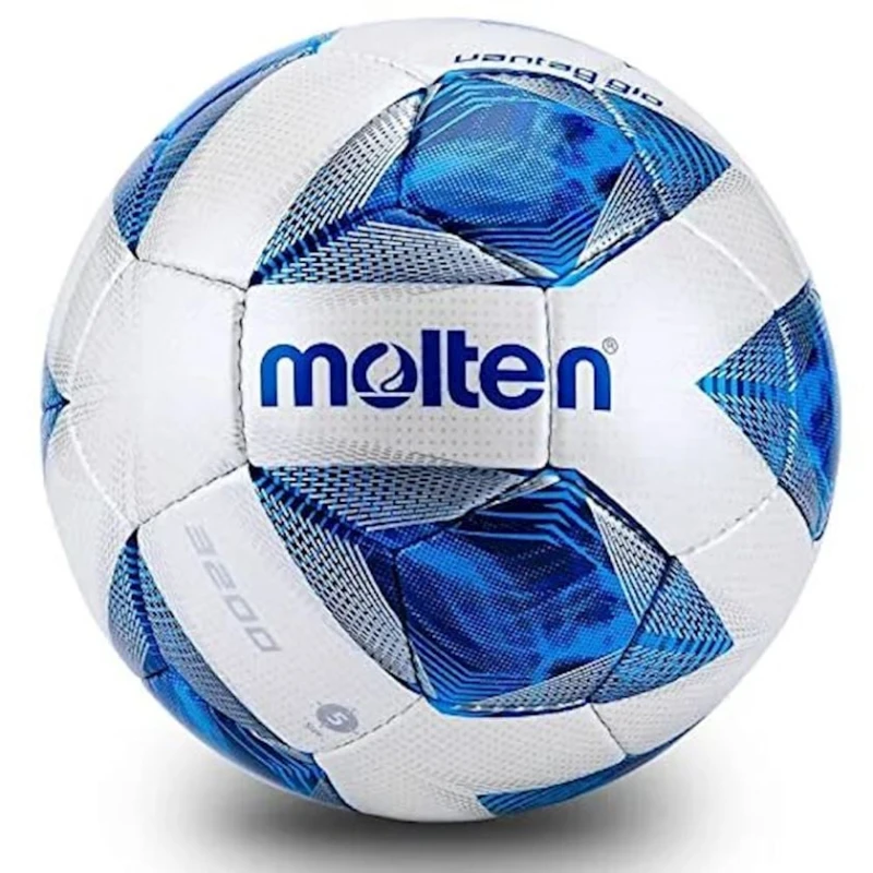 Futbol topu Molten F5A-3200, ağ/mavi