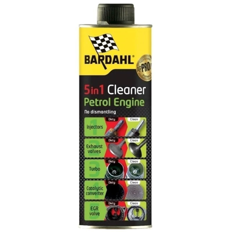 Топливная присадка Bardahl 2372B Engine Cleaner 5 in 1, 500 мл Топливная присадка Bardahl 2372B Engine Cleaner 5 in 1, 500 мл