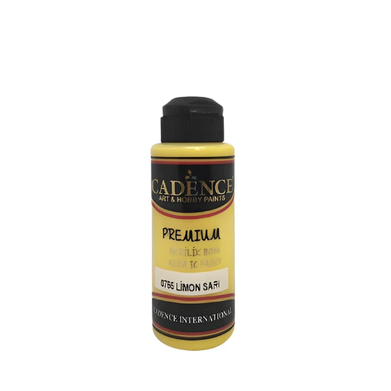 Краска Cadence Premium Acrylic Paints 0755 Lemon Yellow 250 мл Краска Cadence Premium Acrylic Paints 0755 Lemon Yellow 250 мл
