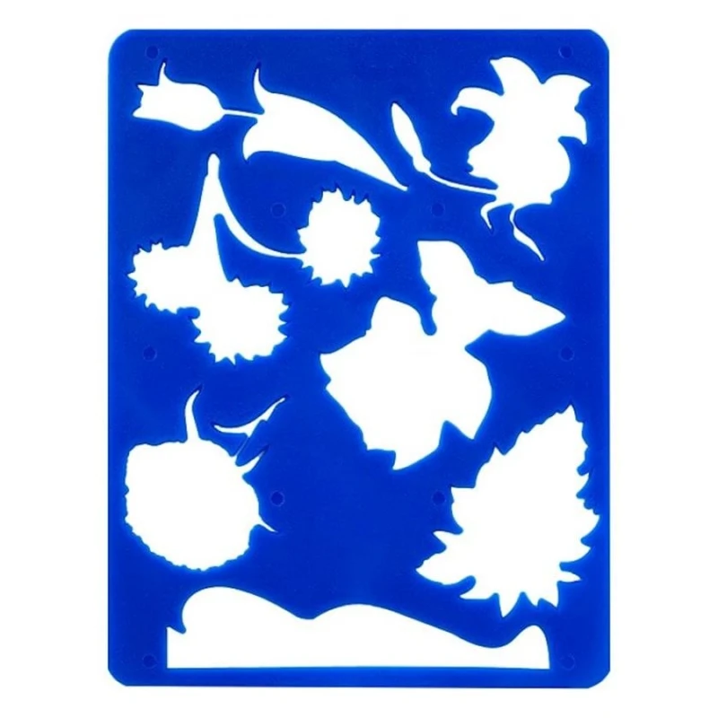 Трафарет Цветик, Цветик, 15.5х20