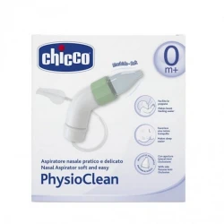 Аспиратор для носа Chicco PhysioClean 0+, Белый