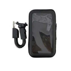 Велосумка с держателем для телефона, 18x10 см, черный Велосумка с держателем для телефона, 18x10 см, черный