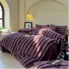 Yataq dəsti Arya SHA-00006011, yorğan üzü 200х230 sm, mələfə 230х250 sm, yastıq üzü 50x70 sm (2 əd), ikinəfərlik, velür, rəngbərəng