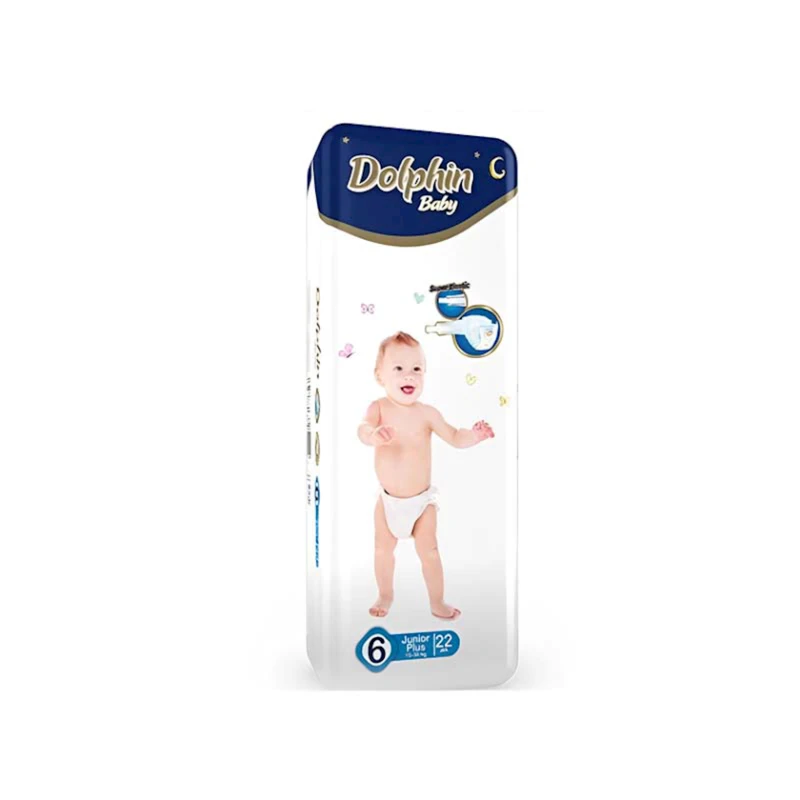 Подгузники Dolphin Junior Plus 15-30 кг 22 шт