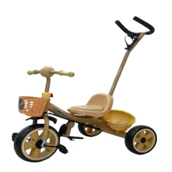 Детский трехколесный велосипед KQB2022_RB_210967, бежевый Детский трехколесный велосипед KQB2022_RB_210967, бежевый