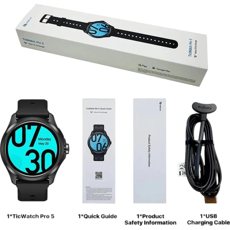 Умные часы TicWatch Pro 5 Black