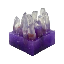 Аметист №3 мыло Natuur Collection 1881 (Натуральный разрез) С Ароматом Инжира и Дождливого Леса Люксово-декоративное Подарочное мыло 1 шт, 120 гр