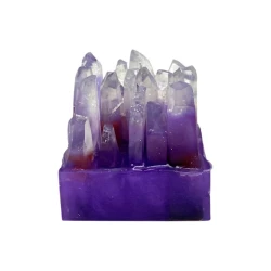 Аметист №3 мыло Natuur Collection 1881 (Натуральный разрез) С Ароматом Инжира и Дождливого Леса Люксово-декоративное Подарочное мыло 1 шт, 120 гр