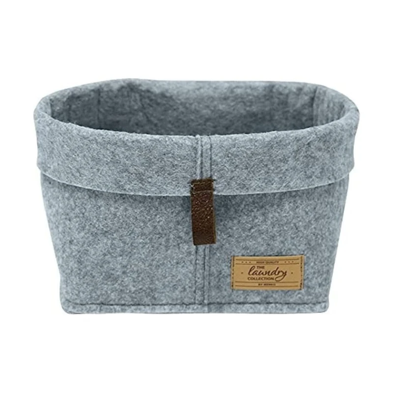 Корзина Webko Feli, серая, полиэстер, 24x16 см Корзина Webko Feli, серая, полиэстер, 24x16 см