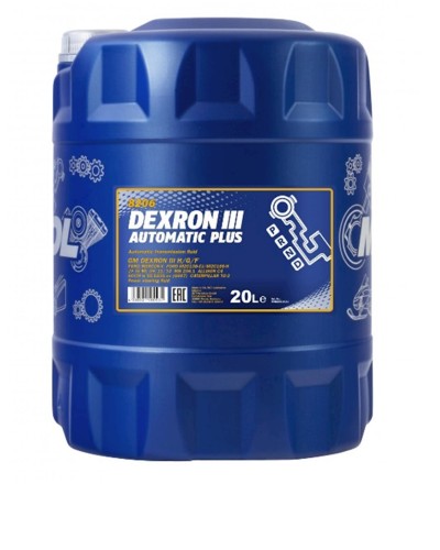 Sintetik transmissiya yağı Mannol Dexron III Automatic, 20 L
