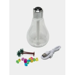 Nəmləndirici işıqlandırma ilə Bulb, gümüşü