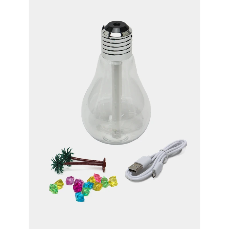 Nəmləndirici işıqlandırma ilə Bulb, gümüşü