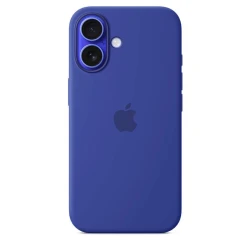Чехол Apple Silicone Case with MagSafe для iPhone 16 Ultramarine (Официальная гарантия)