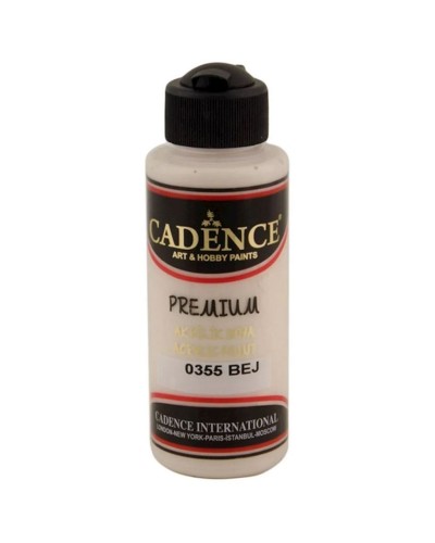 Akril boya Cadence Premium Acrylic Paint 0355 Beige, bej, 120 ml