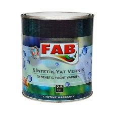 Yaxtalar üçün lak FAB boya, sintetik, 2.5 l