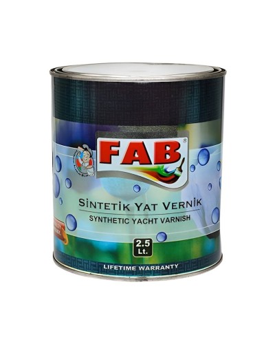 Yaxtalar üçün lak FAB boya, sintetik, 2.5 l