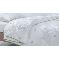 Одеяло Yataş Bambu 195x215 см, двуспальное, бамбук/cиликонизированное волокно, белое Одеяло Yataş Bambu 195x215 см, двуспальное, бамбук/cиликонизированное волокно, белое