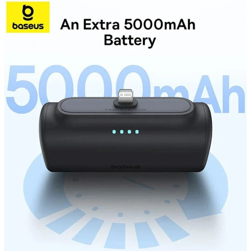 Внешний аккумулятор Baseus Compact Series 5000 mAh Lightning 20W Black