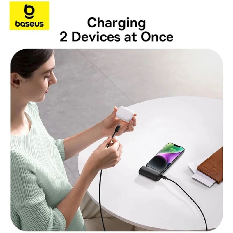 Внешний аккумулятор Baseus Compact Series 5000 mAh Lightning 20W Black