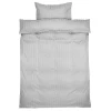 Комплект постельного белья JYSK Nell, пододеяльник 140x200, наволочка 50x70, односпальный, сатин, Серый