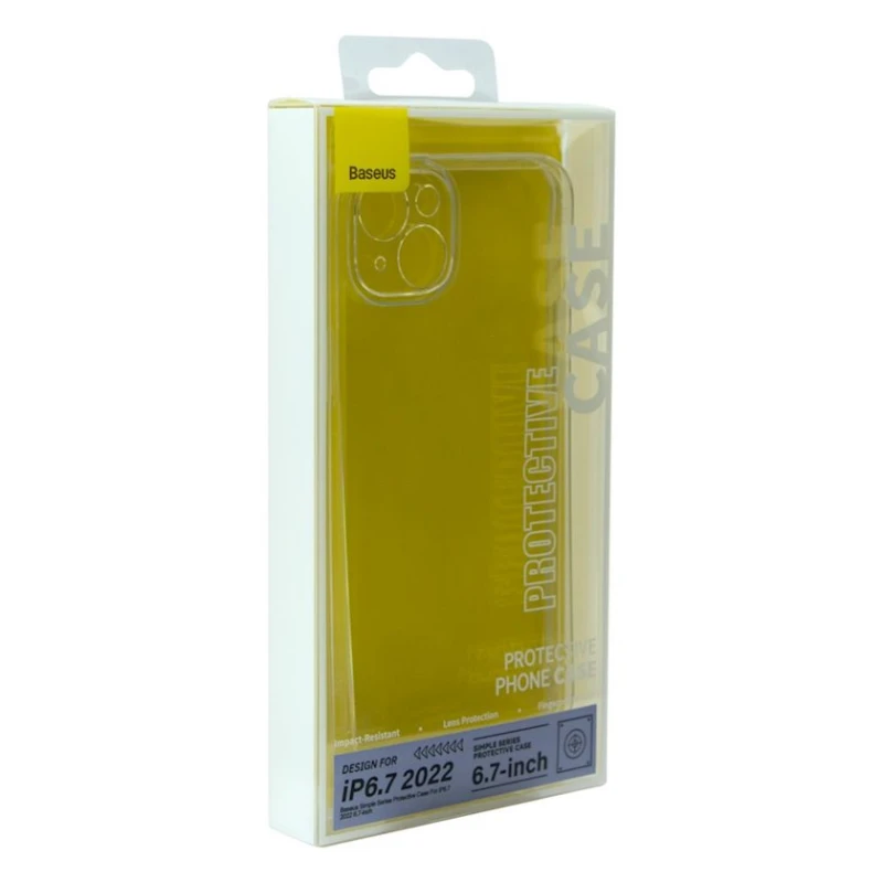 Çexol Baseus Simple Series Apple iPhone 14 Pro üçün, Transparent