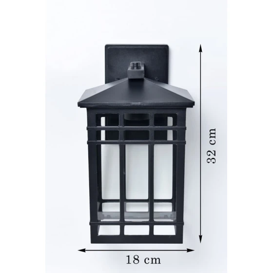 Настенный светильник Borsan BR068, 32x18 см, черный Настенный светильник Borsan BR068, 32x18 см, черный