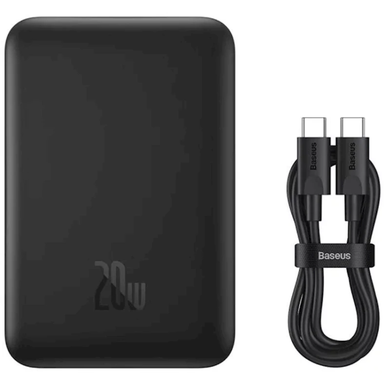 Xarici akkumulyator Baseus Magnetic Mini Air 10000 mAh 20W Black