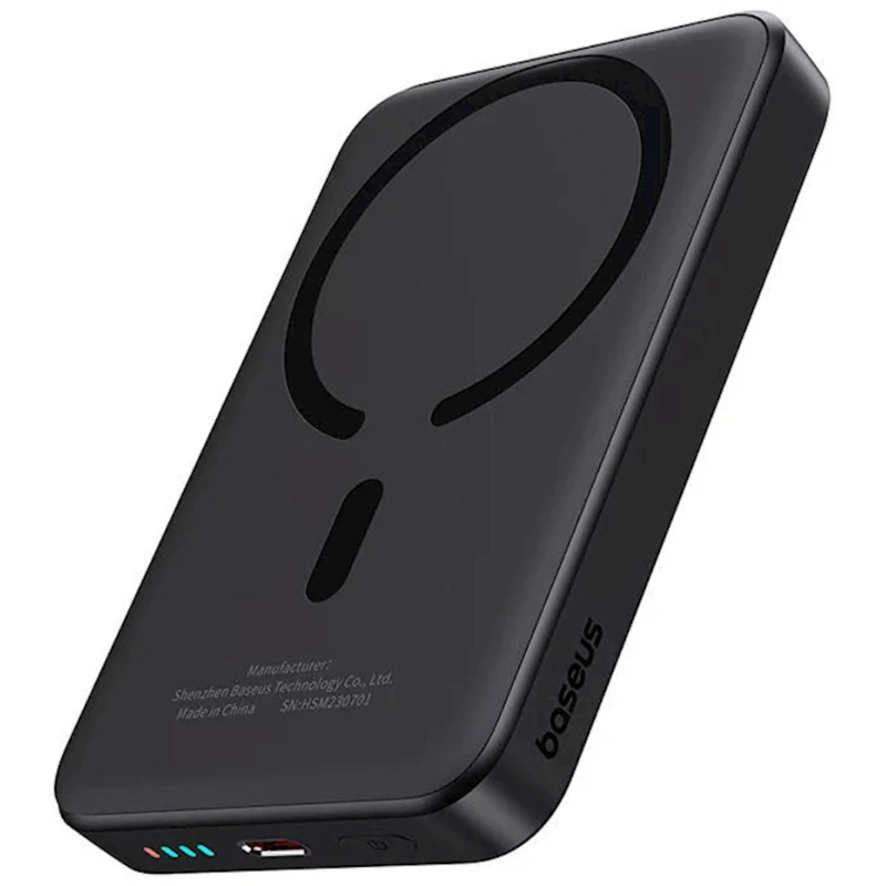 Xarici akkumulyator Baseus Magnetic Mini Air 10000 mAh 20W Black