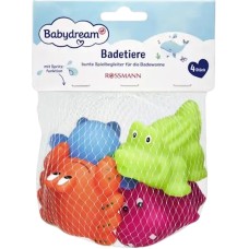 Çimmə üçün oyuncaqlar dəsti Babydream Badetiere, 4 əd