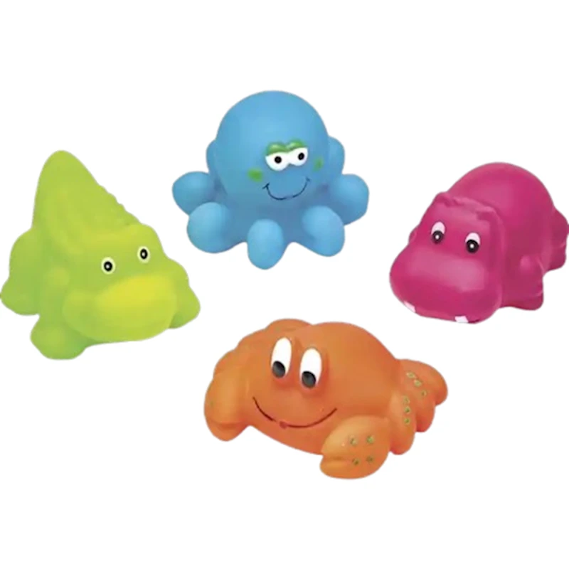 Набор игрушек для купания Babydream Badetiere, 4 шт Набор игрушек для купания Babydream Badetiere, 4 шт