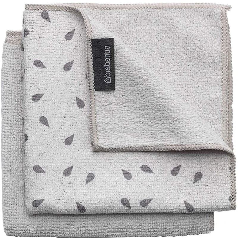 Набор салфеток Brabantia SinkSide, 2 шт, 30x30 см, микрофибра, светло-серый Набор салфеток Brabantia SinkSide, 2 шт, 30x30 см, микрофибра, светло-серый