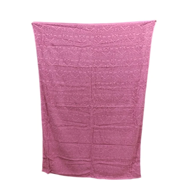 Полотенце для тела MiraNova CTS-057, 100×150 см, розовый