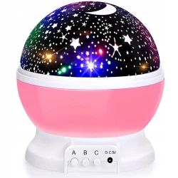 Gecə proyektoru Star Master, çəhrayı