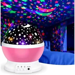 Gecə proyektoru Star Master, çəhrayı