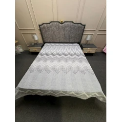 Покрывало Moon Stars YO-DM-012, 200x230 см, евро макси, серое Покрывало Moon Stars YO-DM-012, 200x230 см, евро макси, серое