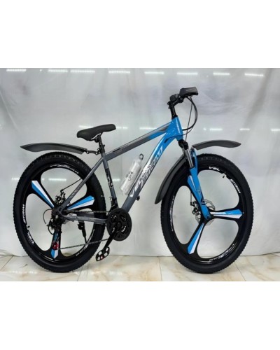Velosiped Çin istehsalı, 24 ölçülü, 2 təkərli, duralminium pedal, alminium disk, 21 sürət, su qabı ilə - BB-813