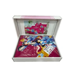 Комплект детского постельного белья Blumarine YT-BL-002, полутораспальный, розовый